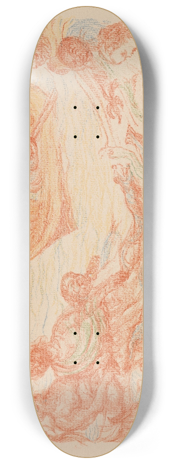 James Ensor - The Miraculous Draught of Fishes 8.25 inch art skate deck
