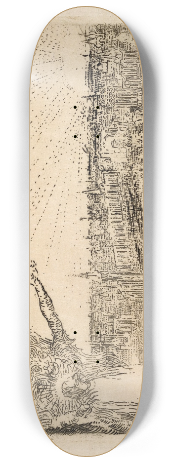 James Ensor - The Temptation of Christ 8.25 inch art skate deck