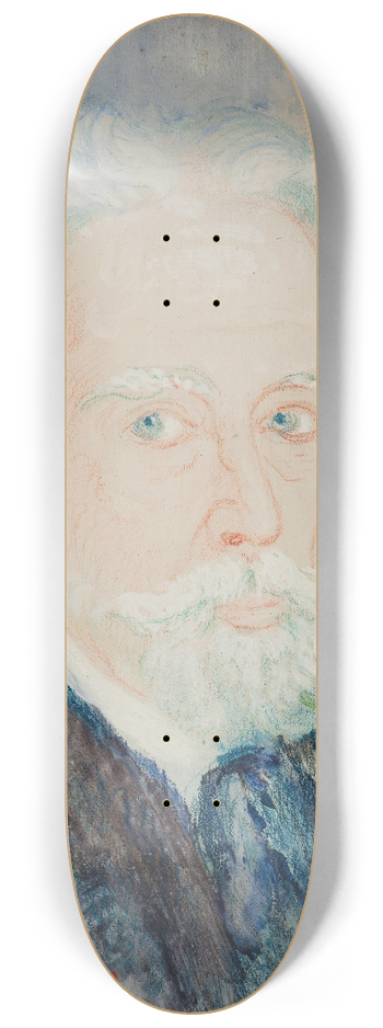 James Ensor - Zelfportret, Baron James Ensor, zijn duivel, zijn wapenschild 8.25 inch art skate deck