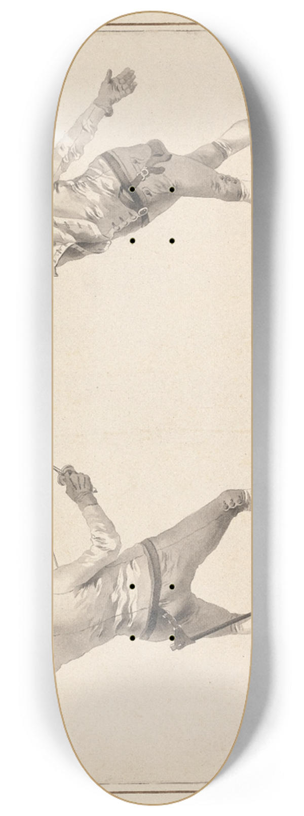 James Gwin - De la Passe en Quarte du Dehors des Armes 8.25 inch art skate deck