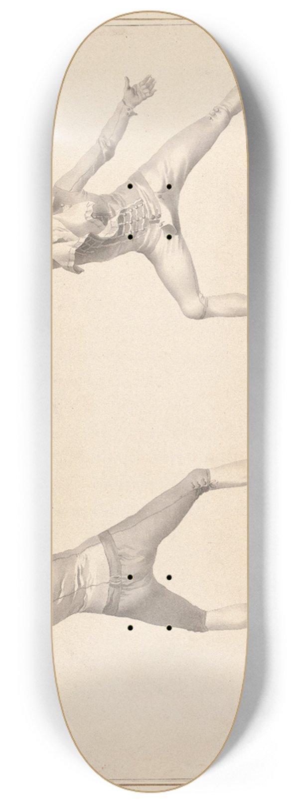 James Gwin - Position pour la Garde de Tierce, et le Coup de Quarte sur les Armes 8.25 inch art skate deck