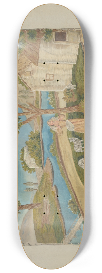James H.C. Vail - Embroidered Picture 8.25 inch art skate deck