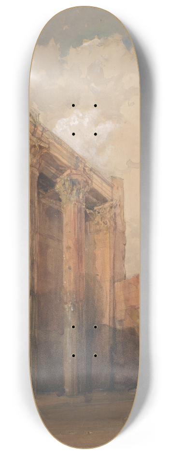 James Holland - Temple of Mars Ultor, Rome 8.25 inch art skate deck
