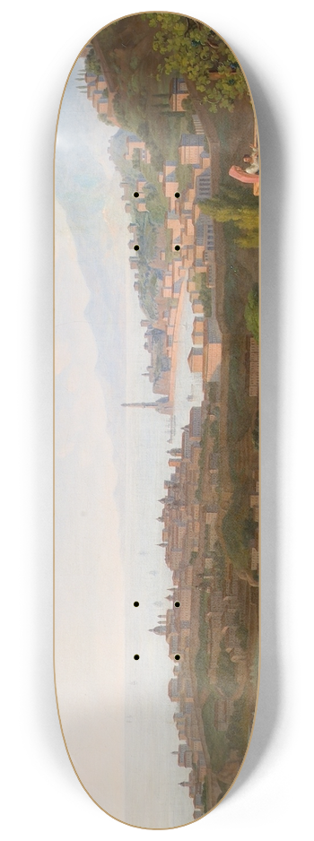 Alois von Saar - Sdliche Hafenstadt 8.25 inch art skate deck