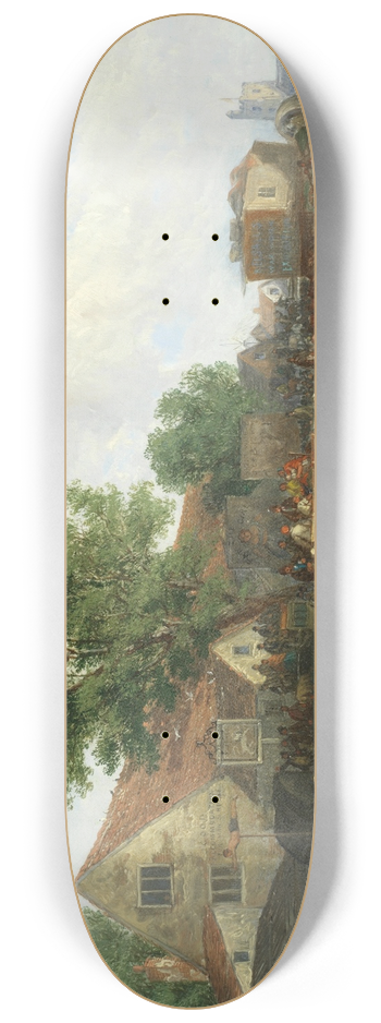 James Holland - The village fair 8.25 inch art skate deck