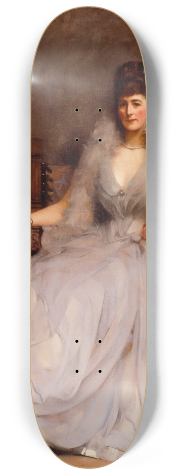 James Jebusa Shannon - Portrait of Cecilia Tower 8.25 inch art skate deck