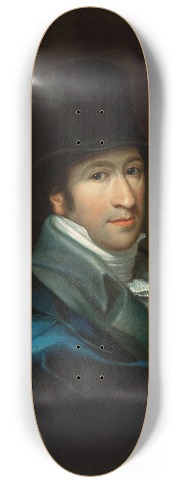 Alojzy Rejchan - Portrait of Wiktor Ossoliski 8.25 inch art skate deck