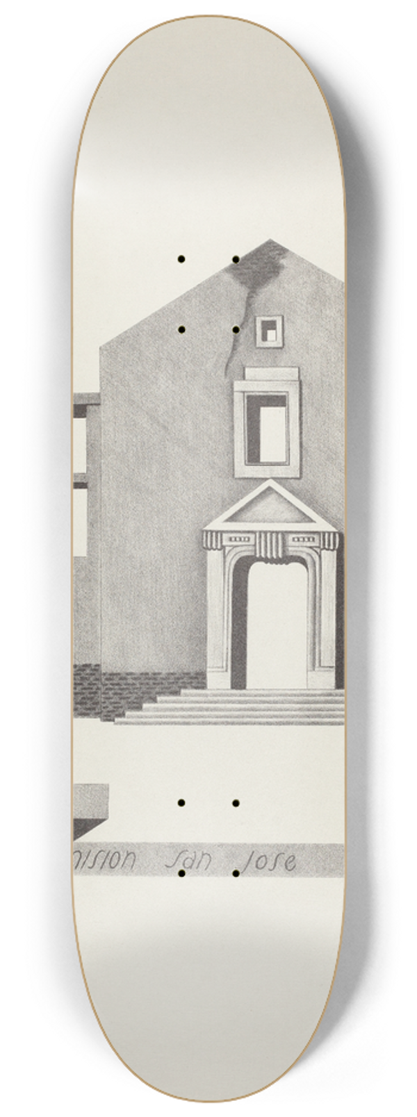 James Jones - Mision San Jose 8.25 inch art skate deck