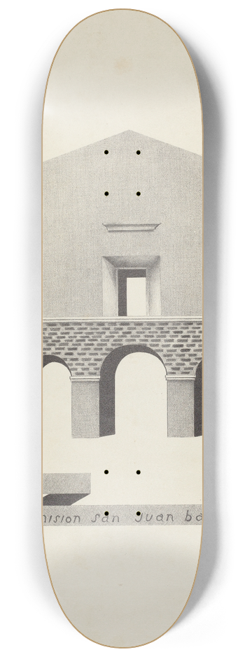 James Jones - Mision San Juan Bautista 8.25 inch art skate deck