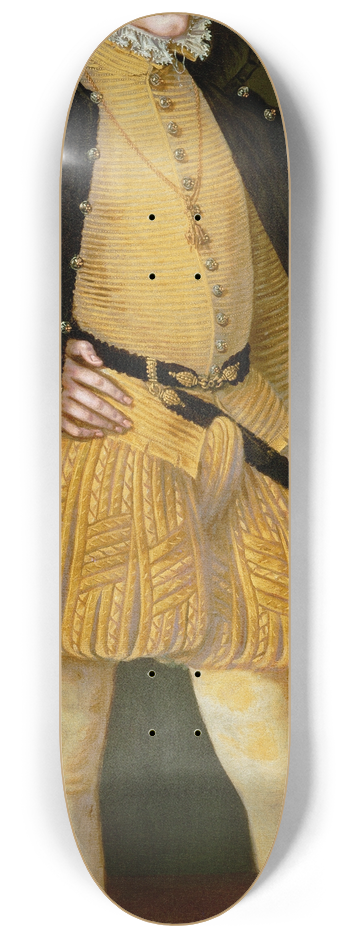 Alonso Snchez Coello - Infant Don Carlos of Spain 8.25 inch art skate deck