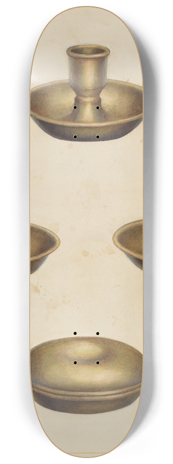 James M. Lawson - Candlestick 8.25 inch art skate deck
