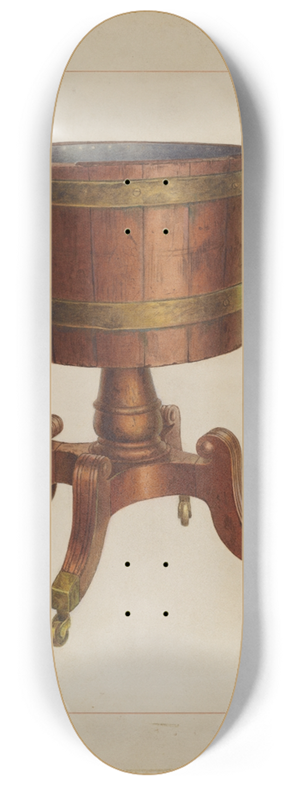 James M. Lawson - Wine Cooler 8.25 inch art skate deck