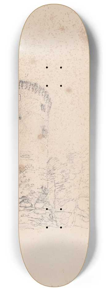 James Moore - Bothwell Castle, Scotland 8.25 inch art skate deck