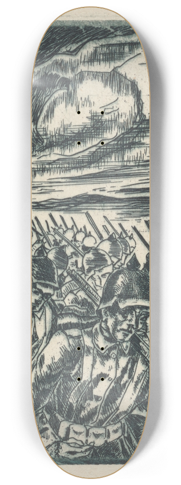 Aloys Wach - Am Marsch 8.25 inch art skate deck