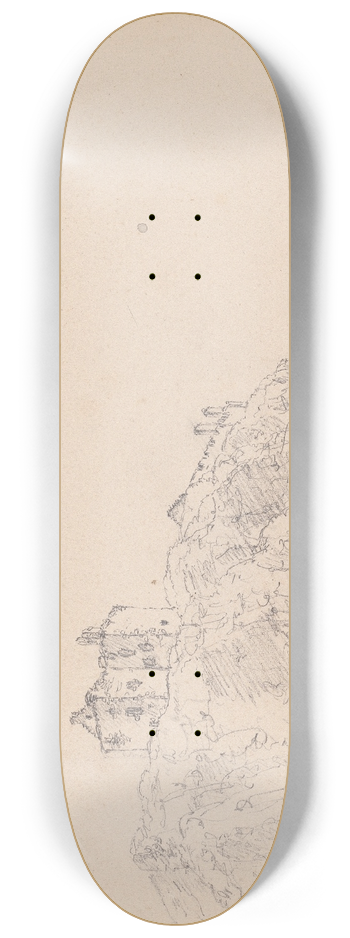 James Moore - Dunnottar Castle, Scotland 8.25 inch art skate deck
