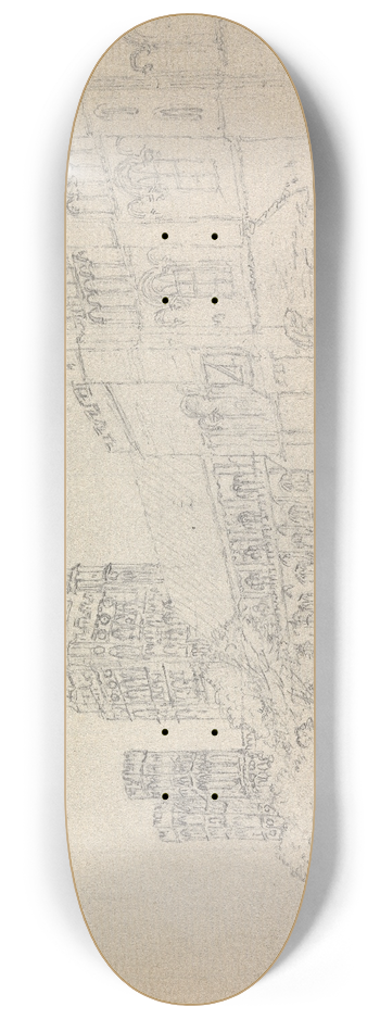 James Moore - Ely Cathedral 8.25 inch art skate deck