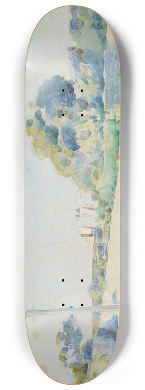 James Nairn - Street scene 8.25 inch art skate deck