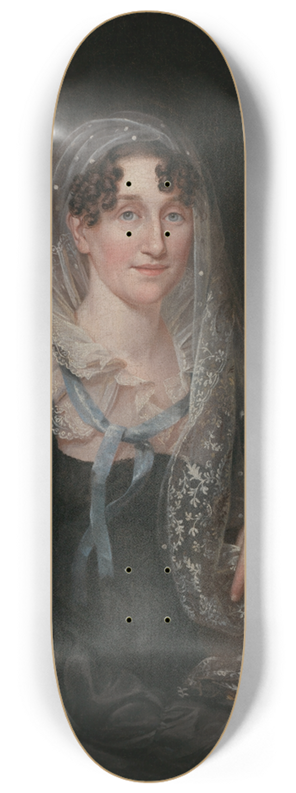 James Peale - Portrait of a Lady 8.25 inch art skate deck