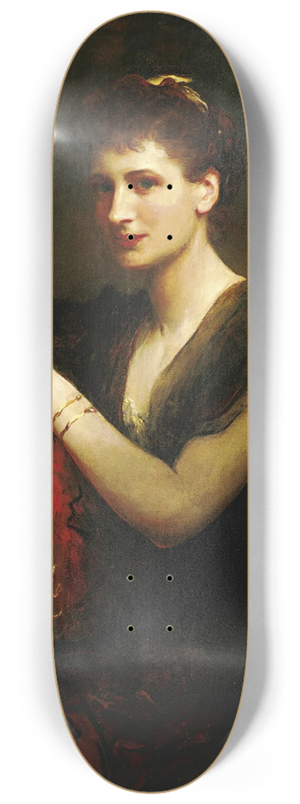 James Sant - Portrait Of A Seated Lady 8.25 inch art skate deck