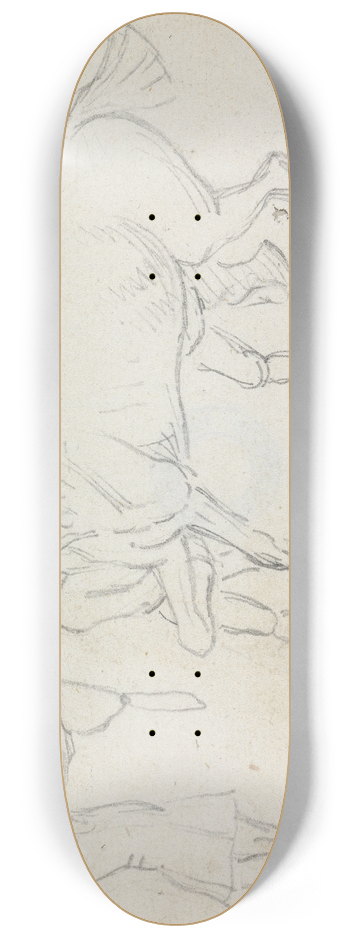 James Seymour - Flying Childers and Grooms 8.25 inch art skate deck