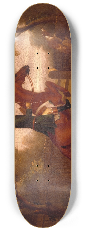 James Seymour - Jumping the Gate 8.25 inch art skate deck