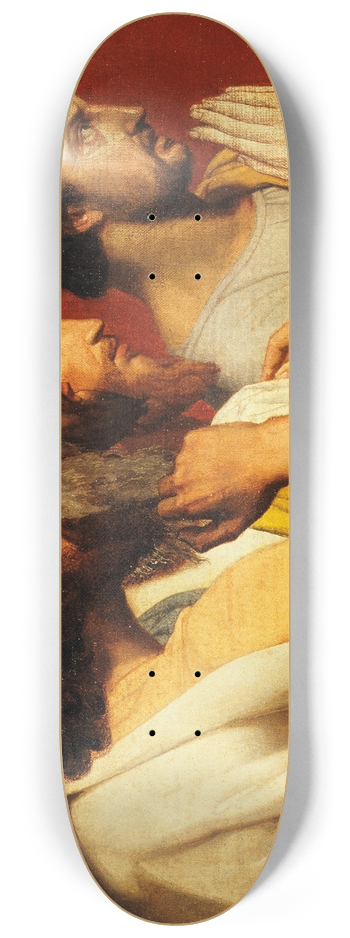 Alphonse-Henri Perin - Groupe dAptres lors de la Cne (tourns vers la droite) 8.25 inch art skate deck