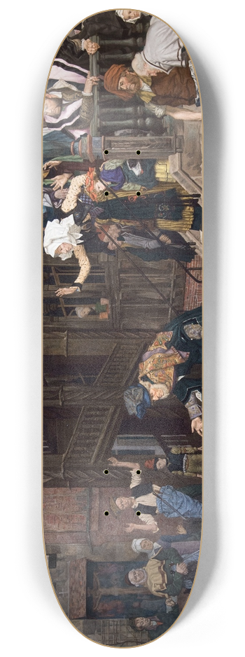 James Tissot - The Return of the Prodigal Son 8.25 inch art skate deck