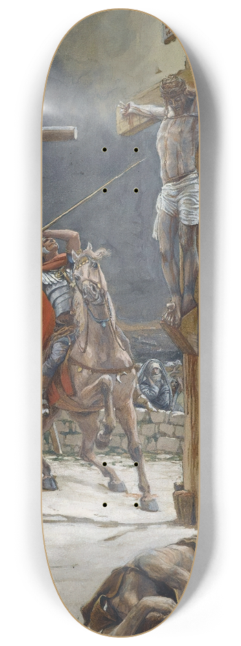 James Tissot - The Strike of the Lance 8.25 inch art skate deck