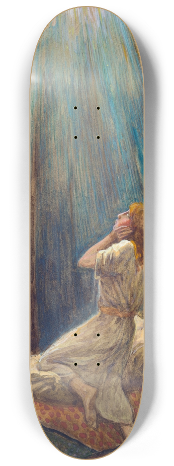 James Tissot - The Voice of the Lord 8.25 inch art skate deck