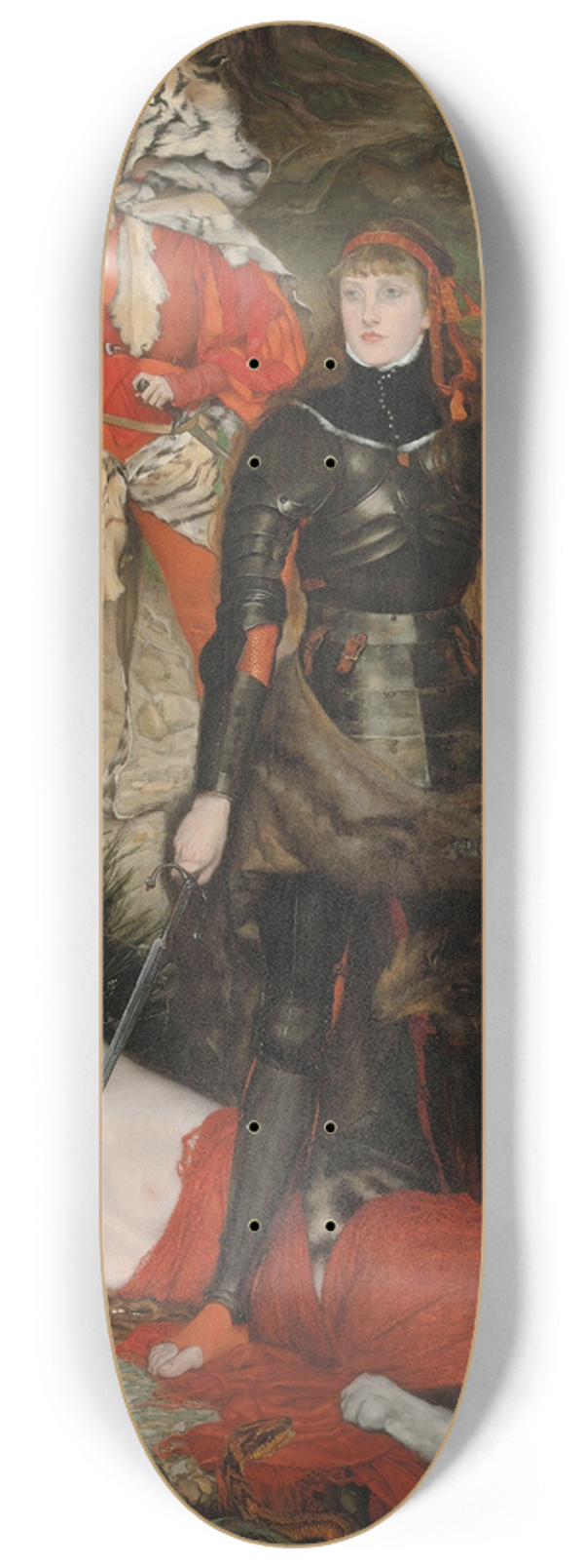 James Tissot - Triumph of the Will  The Challenge 8.25 inch art skate deck James Tissot - Triumph of the Will  The Challenge 8.25 inch art skate deck