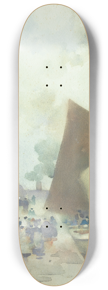 James Watterston Herald - Arbroath Harbour 8.25 inch art skate deck