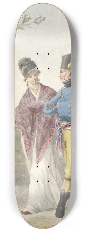 Jan Anthonie Langendijk - Officier der Genie 8.25 inch art skate deck