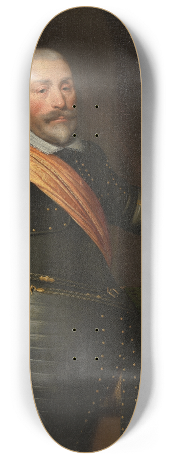 Jan Anthonisz van Ravesteyn - Portrait of an Officer 8.25 inch art skate deck