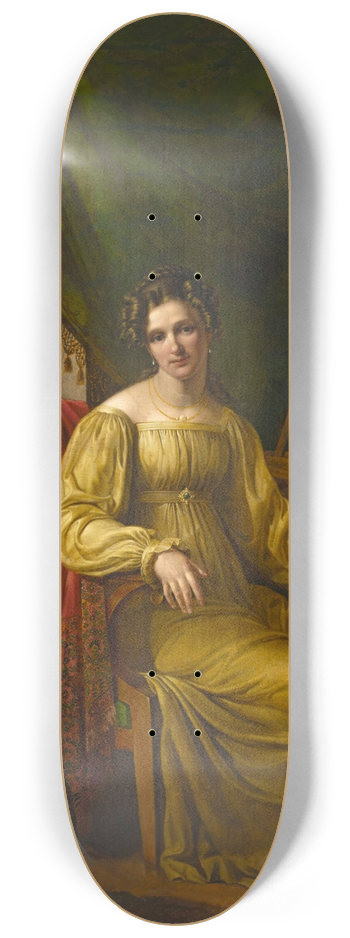 Jan Antoni Blank - Self-portrait with the family 8.25 inch art skate deck