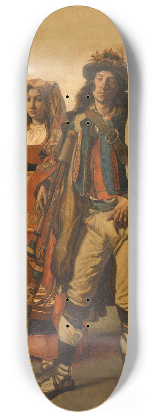 Jan August Hendrik Leys - Pifferari 8.25 inch art skate deck