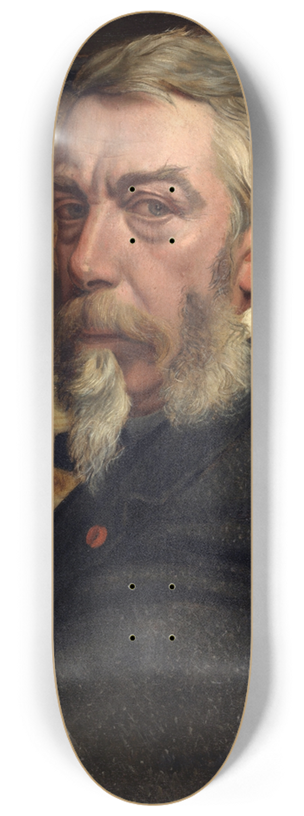 Jan August Hendrik Leys - Self Portrait 8.25 inch art skate deck