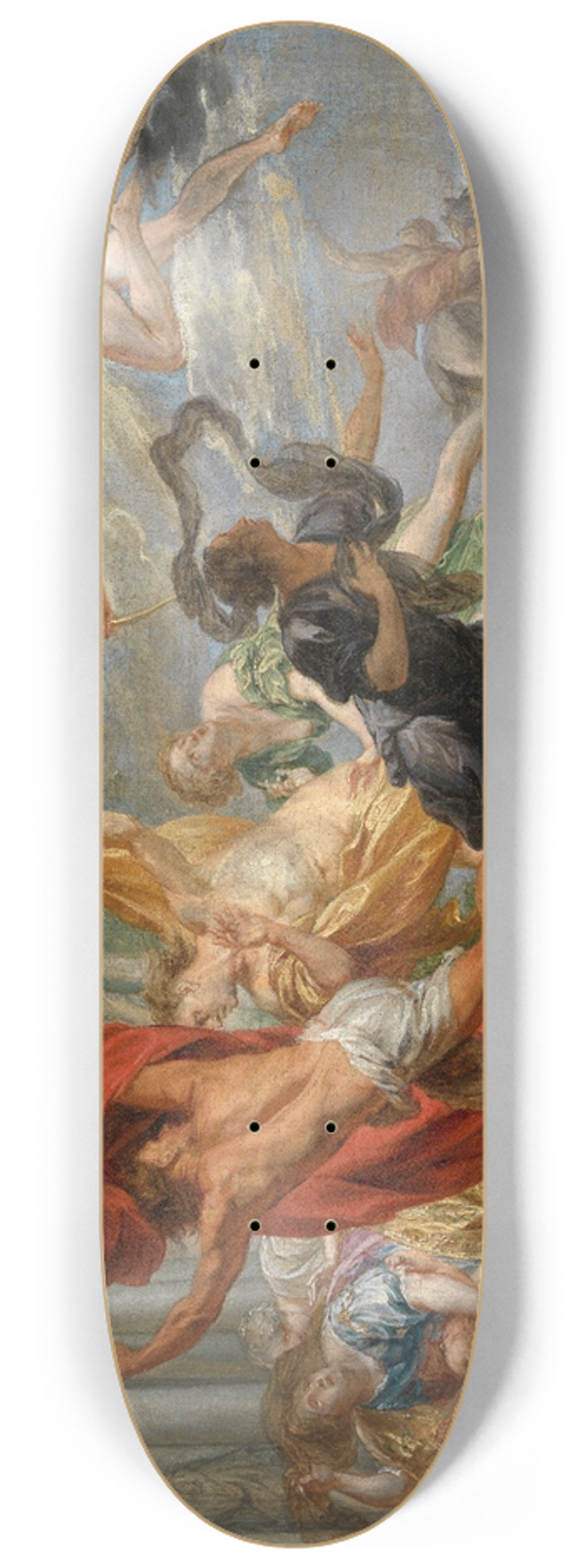 Jan Boeckhorst - Apollo and Diana Kill Niobes Children 8.25 inch art skate deck