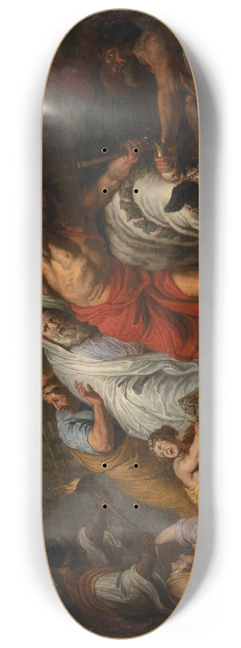 Jan Boeckhorst - The triumph of the Eucharist over Idolatry 8.25 inch art skate deck