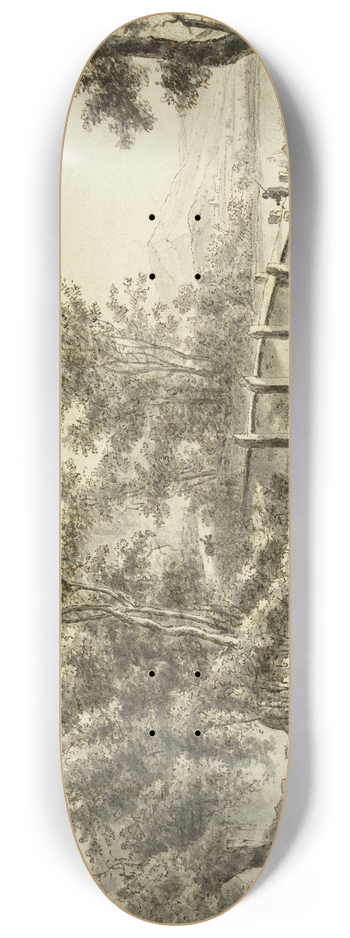 Jan Both - Le Pont de bois 8.25 inch art skate deck