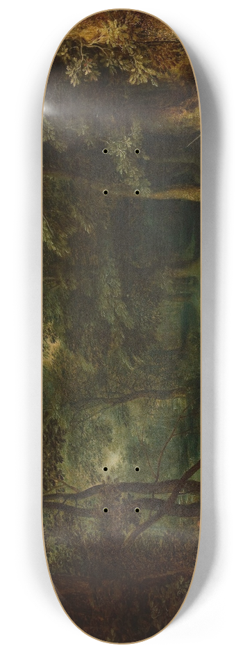 Jan Brueghel The Elder - Landscape with robbers dividing the loot 8.25 inch art skate deck