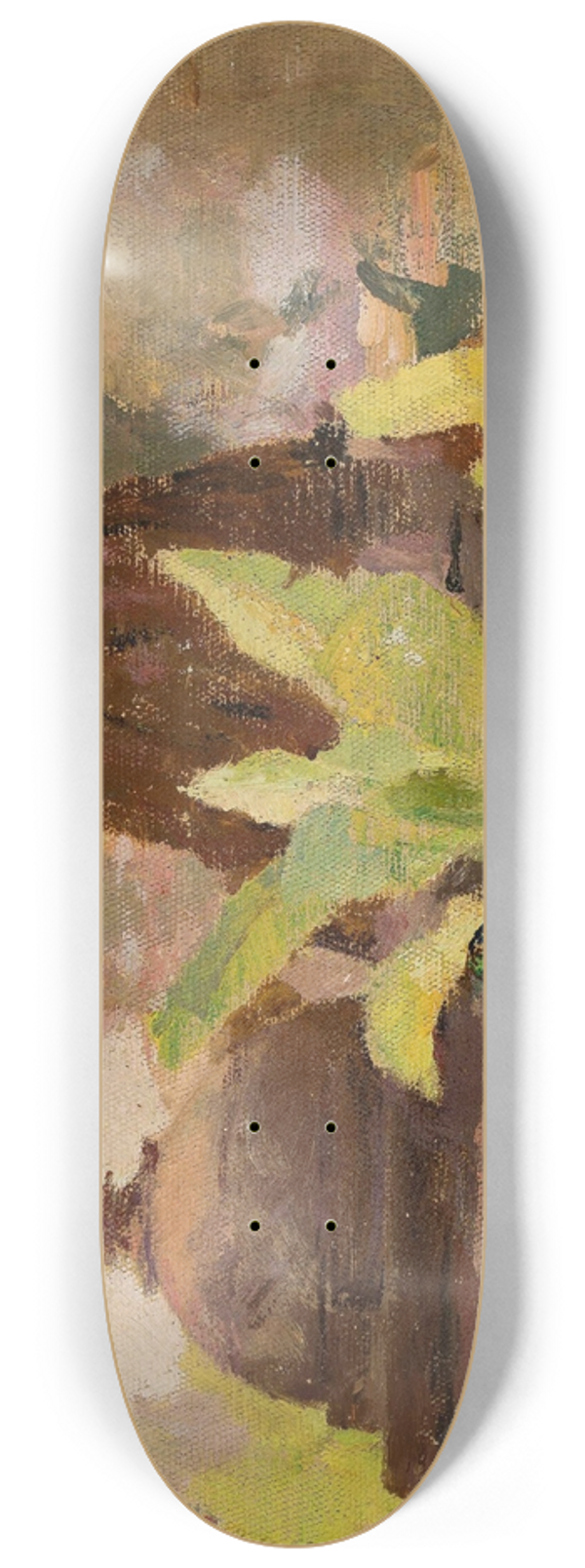 Jan Cigliski - Ahmedabad  Jain Temple. From the journey to India 8.25 inch art skate deck