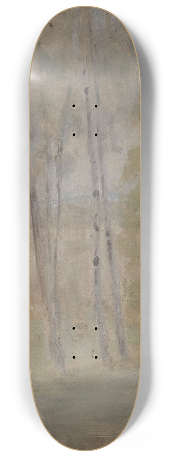 Jan Cigliski - Maryino  birch trees 8.25 inch art skate deck