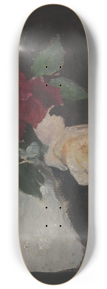 Jan Cigliski - Roses in a vase 8.25 inch art skate deck