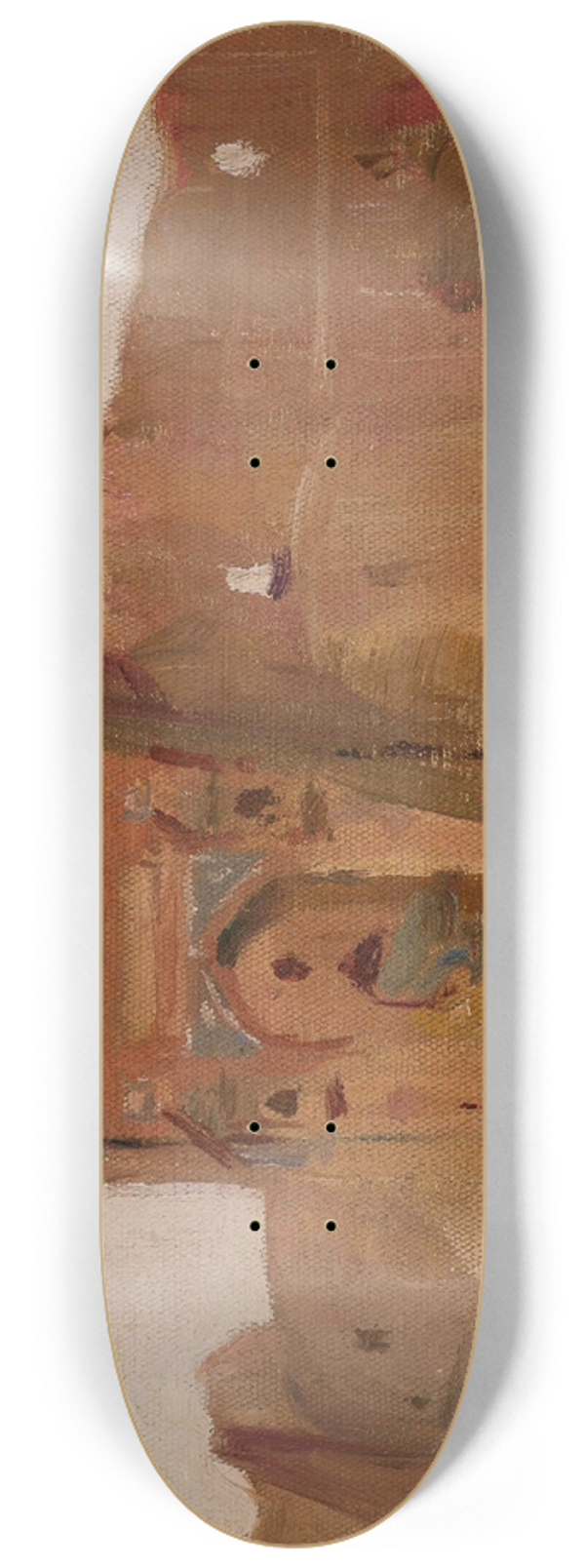 Jan Cigliski - Temple. From the journey to India 8.25 inch art skate deck