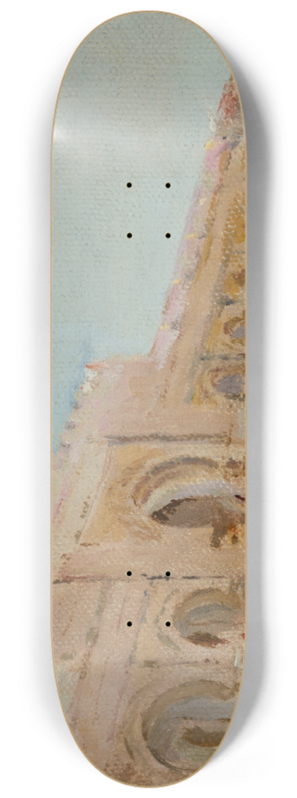 Jan Cigliski - The Great Mosque of Kairouan  Tunis. 8.25 inch art skate deck
