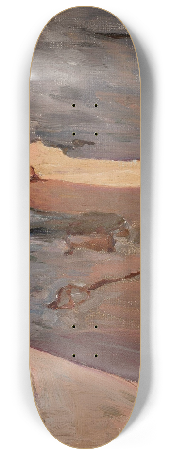 Jan Cigliski - Tombs of the kings in Jerusalem. From the journey to Palestine 8.25 inch art skate deck