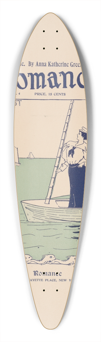 Abby E. Underwood - Romance for August 39.3 inch art pintail longboard deck