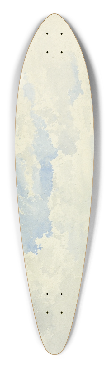 Aaron Edwin Penley - Cloud Study 39.3 inch art pintail longboard deck