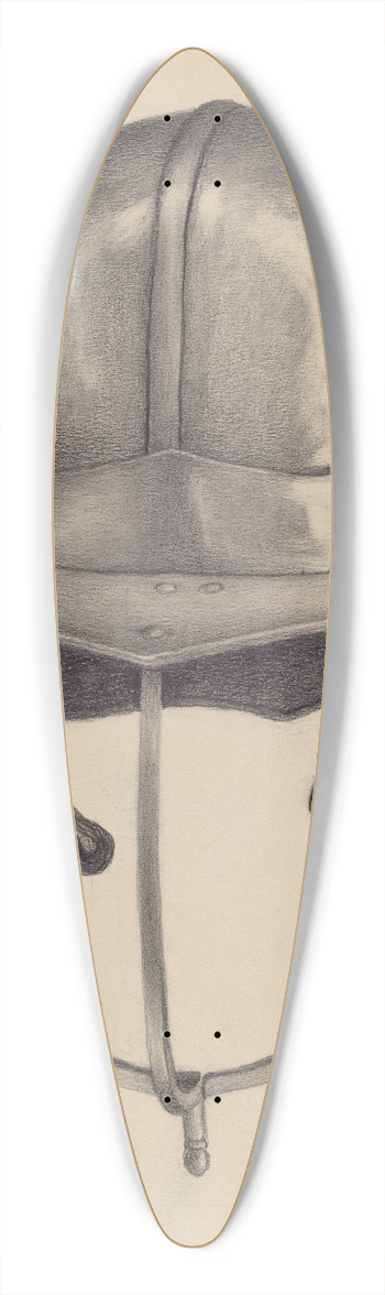 Aaron Fastovsky - Bourganet 39.3 inch art pintail longboard deck