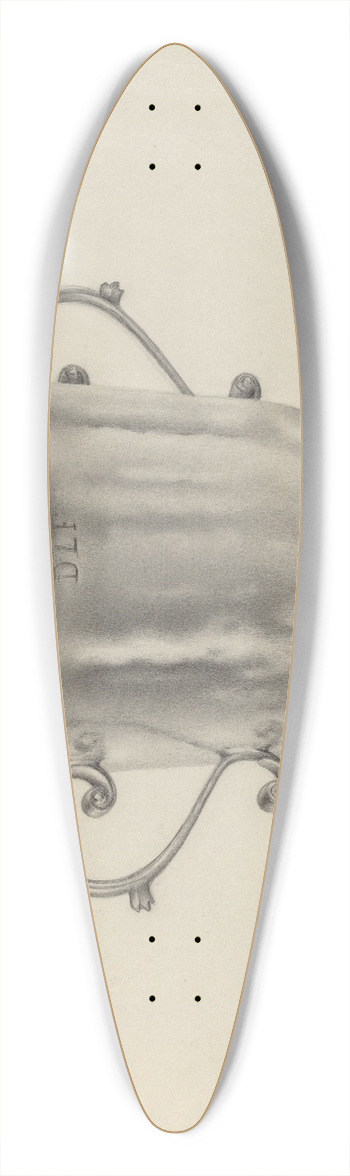 Aaron Fastovsky - Silver Caudle Cup 39.3 inch art pintail longboard deck